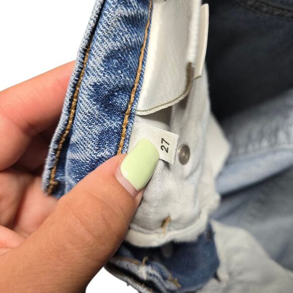 Reformation Cynthia High Waist Relaxed W/ Cuff Size: 27 - Picture 6 of 6